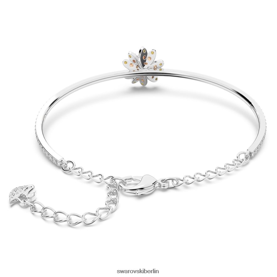 Swarovski ewiger Blumenarmreif Blume, mehrfarbig, gemischte Metalloberfläche Schmuck HLT448629