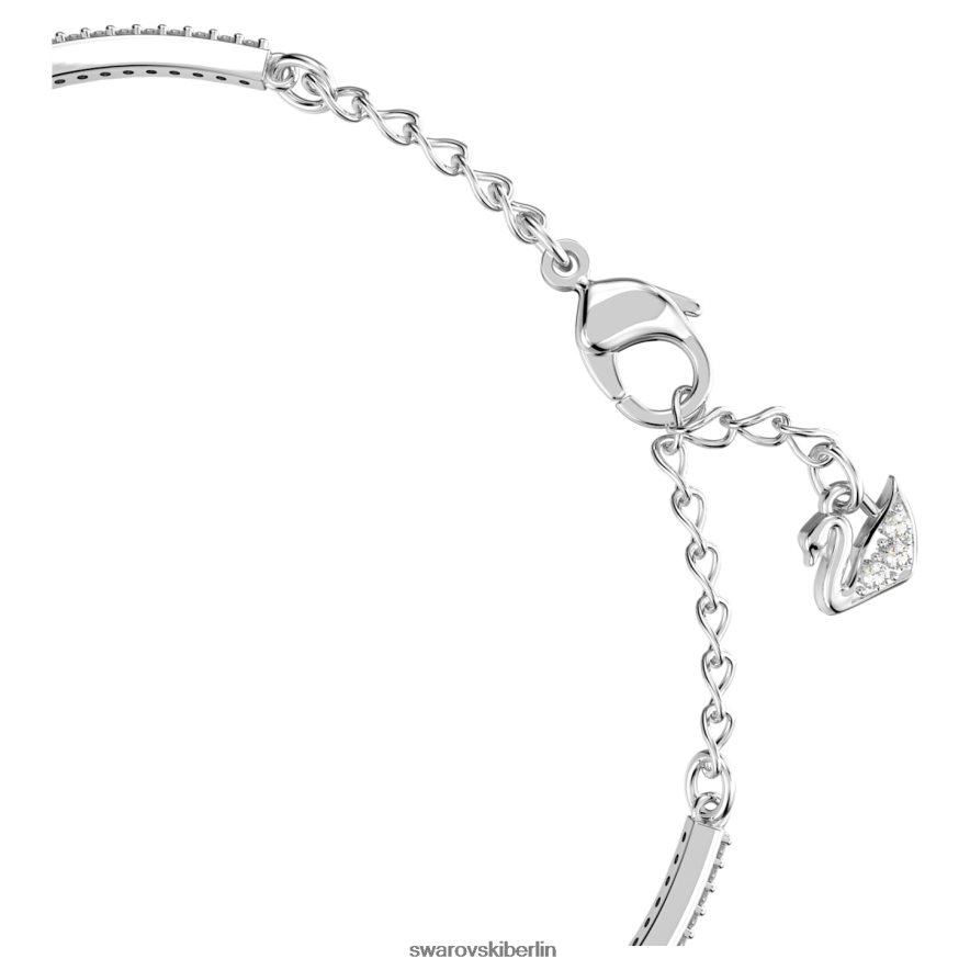 Swarovski funkelnder Tanz-Armreif Kleeblatt, blau, rhodiniert Schmuck HLT448641