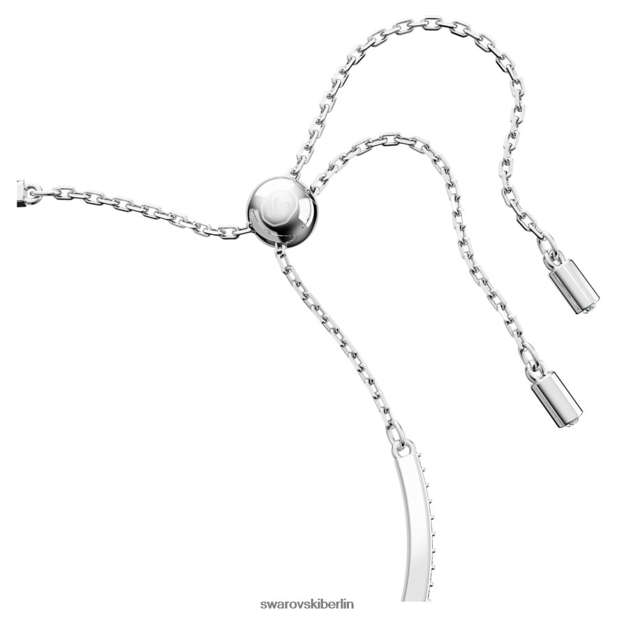 Swarovski kultiger Schwanen-Armreif Schwan, weiß, rhodiniert Schmuck HLT448508