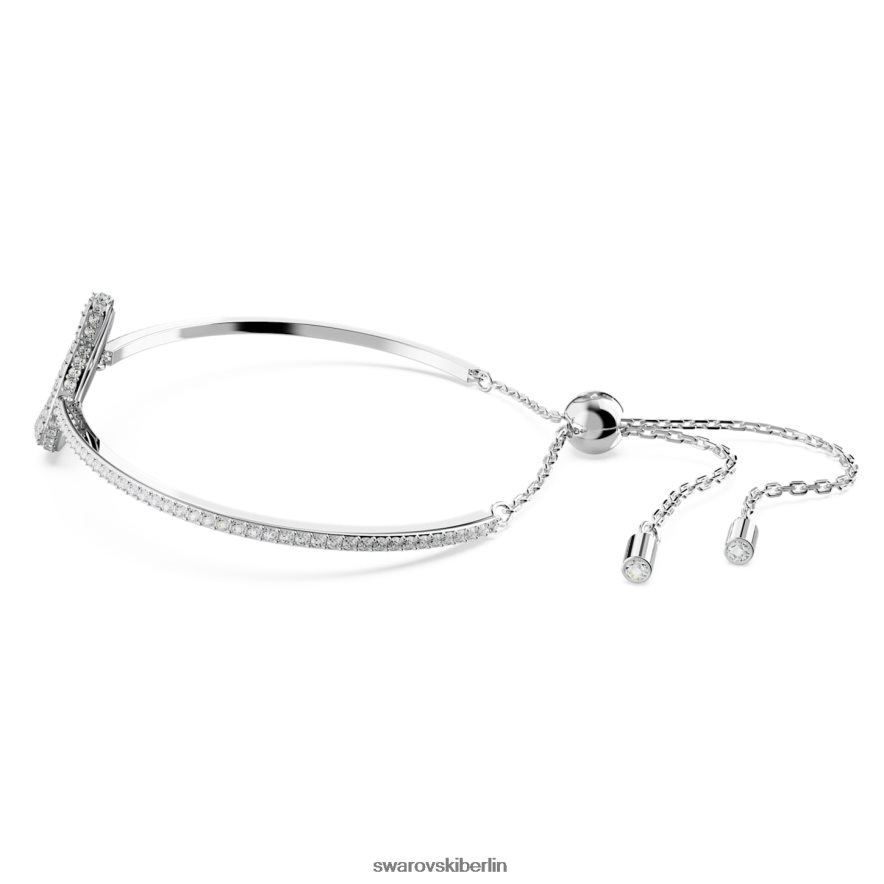 Swarovski kultiger Schwanen-Armreif Schwan, weiß, rhodiniert Schmuck HLT448508