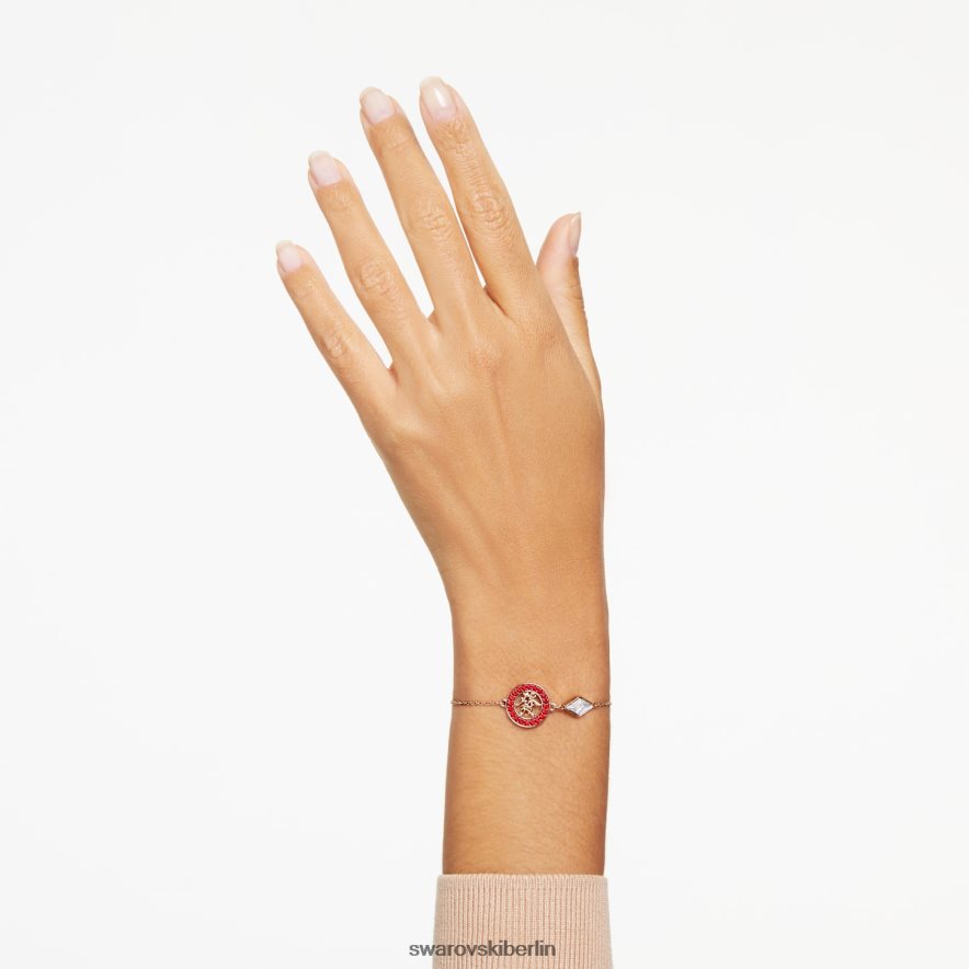 Swarovski Alea-Armband rot, rosévergoldet Schmuck HLT448445