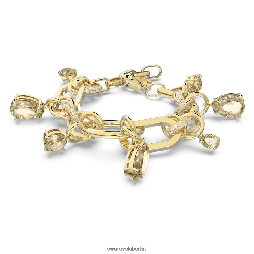 Swarovski Armband aus Bernstein braun, vergoldet Schmuck HLT448473