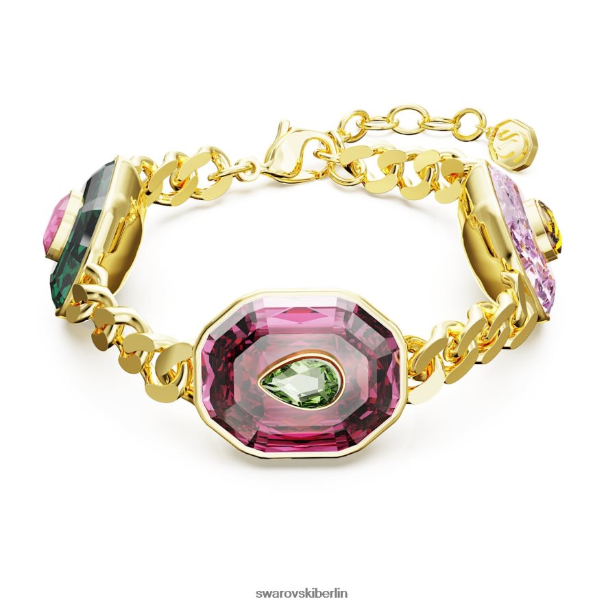 Swarovski Chroma-Armband Mischschliffe, mehrfarbig, vergoldet Schmuck HLT448426
