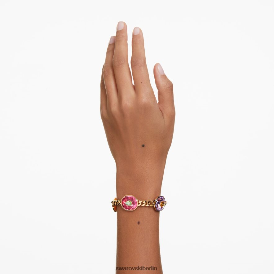 Swarovski Chroma-Armband Mischschliffe, mehrfarbig, vergoldet Schmuck HLT448426