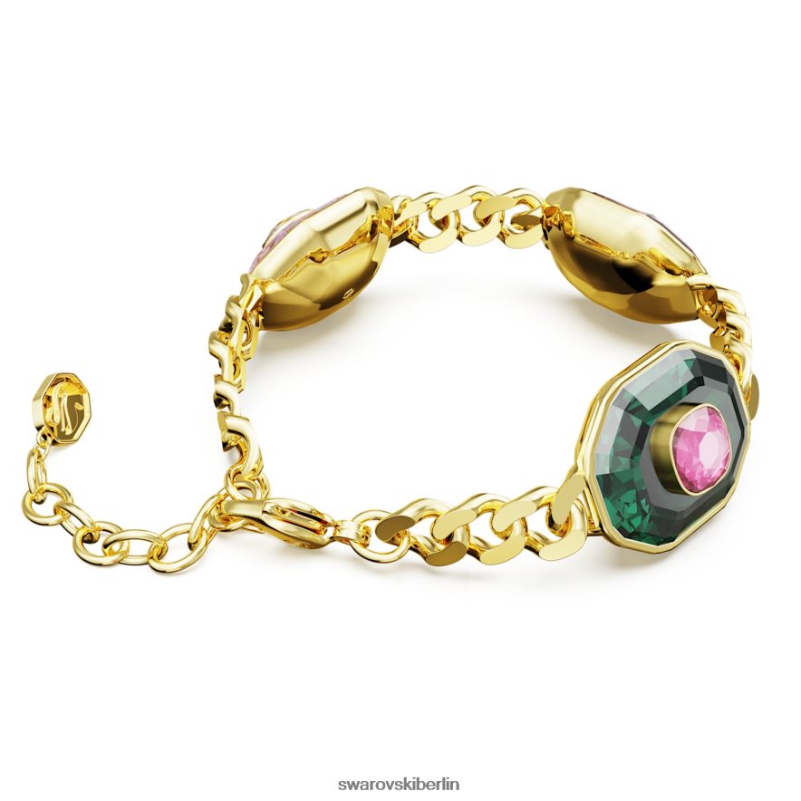 Swarovski Chroma-Armband Mischschliffe, mehrfarbig, vergoldet Schmuck HLT448426