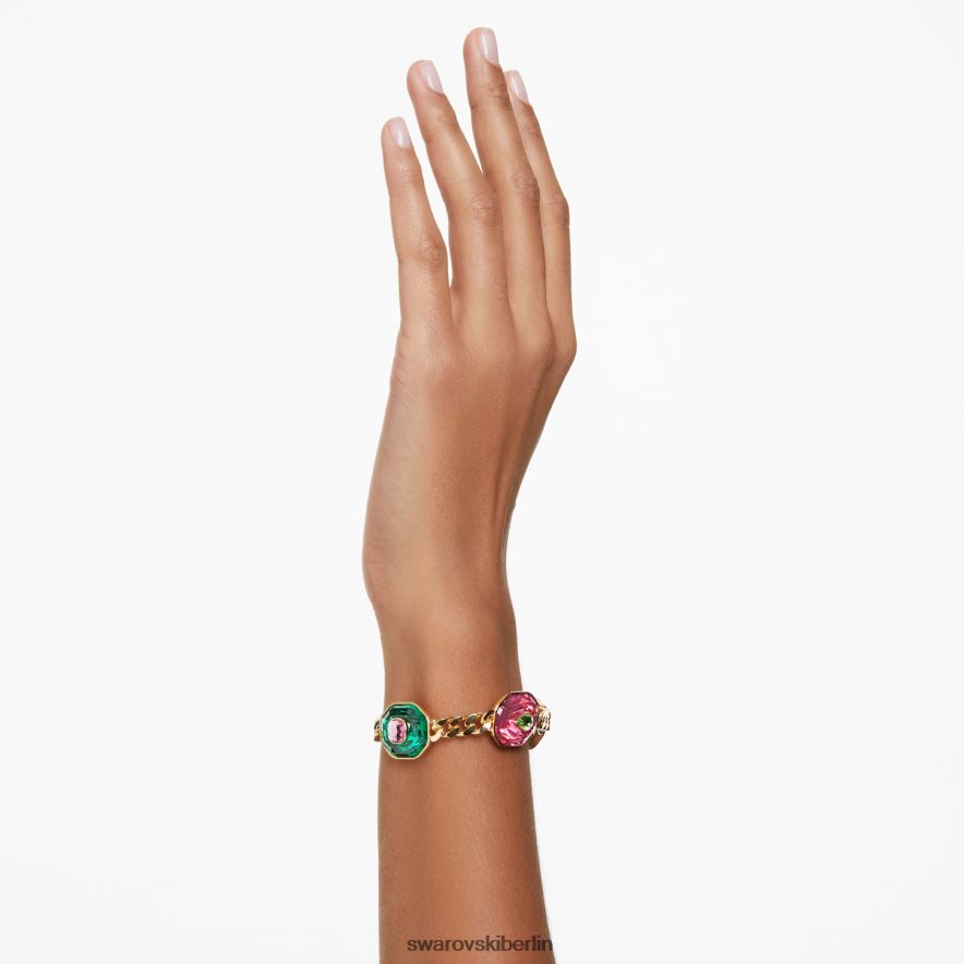 Swarovski Chroma-Armband Mischschliffe, mehrfarbig, vergoldet Schmuck HLT448426