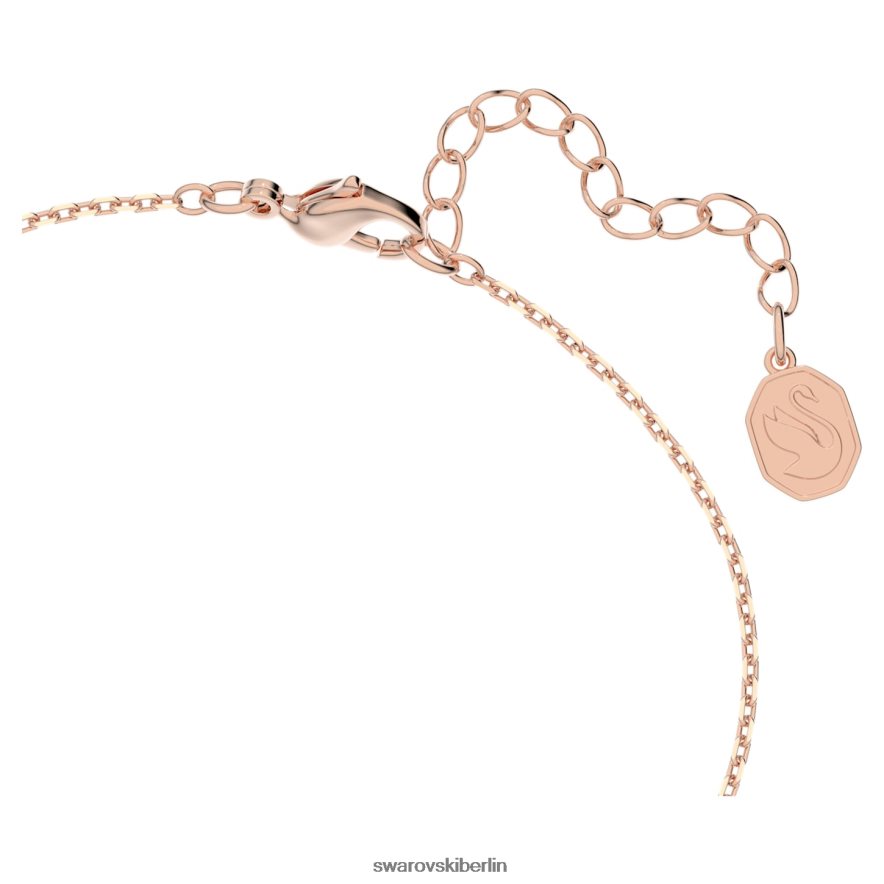Swarovski Dellium-Armband Bambus, weiß, rosévergoldet Schmuck HLT448465