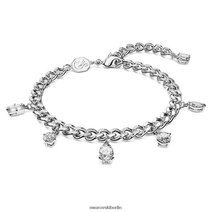 Swarovski Dextera-Armband Mischschliffe, weiß, rhodiniert Schmuck HLT448453