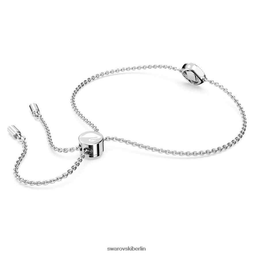 Swarovski Engelsarmband quadratischer Schliff, blau, rhodiniert Schmuck HLT448425
