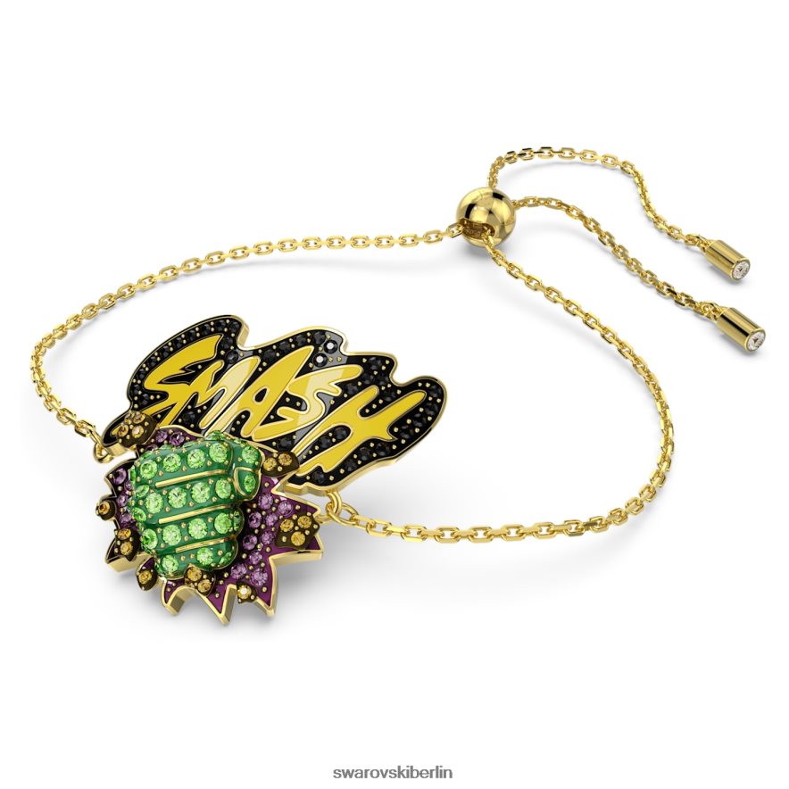 Swarovski Marvel-Hulk-Armband mehrfarbig, vergoldet Schmuck HLT448438