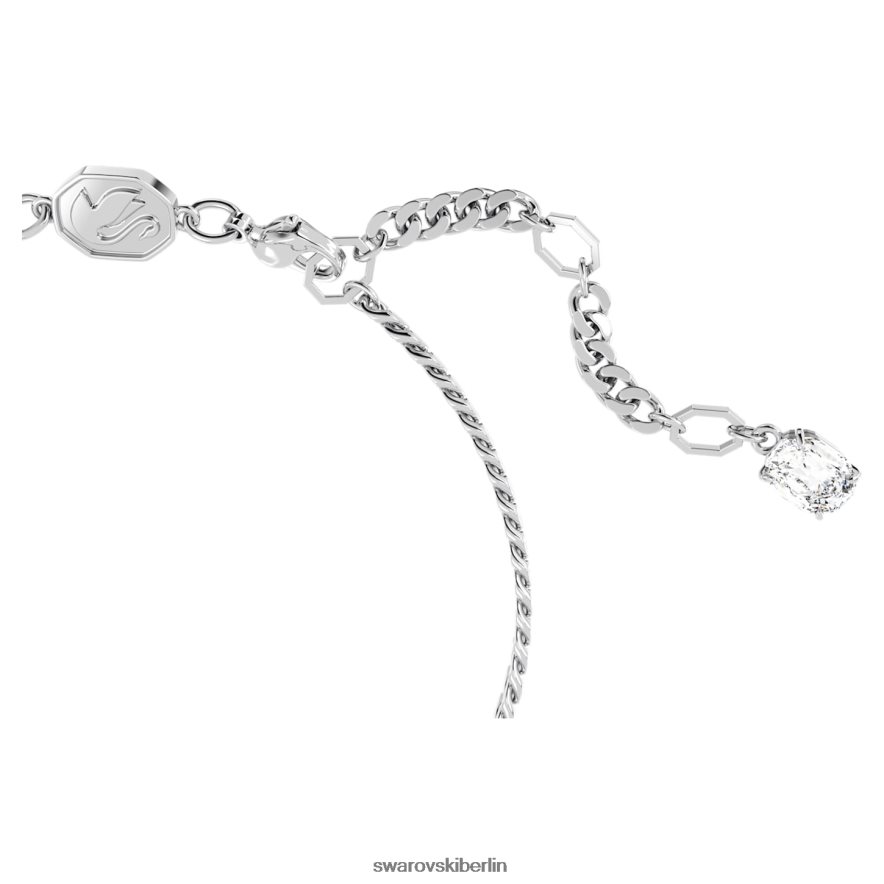 Swarovski Matrix-Armband Herz, weiß, rhodiniert Schmuck HLT448440