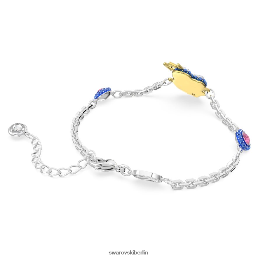 Swarovski Pop-Schwan-Armband Schwan, blau, rhodiniert Schmuck HLT448451