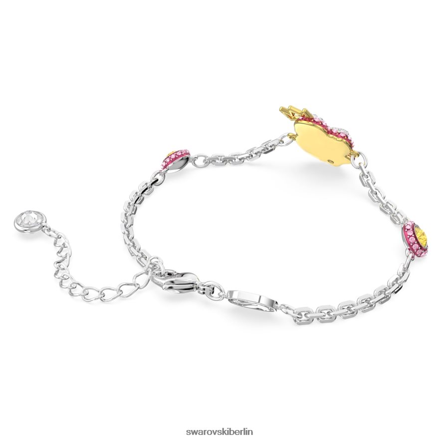 Swarovski Pop-Schwan-Armband Schwan, rosa, rhodiniert Schmuck HLT448446