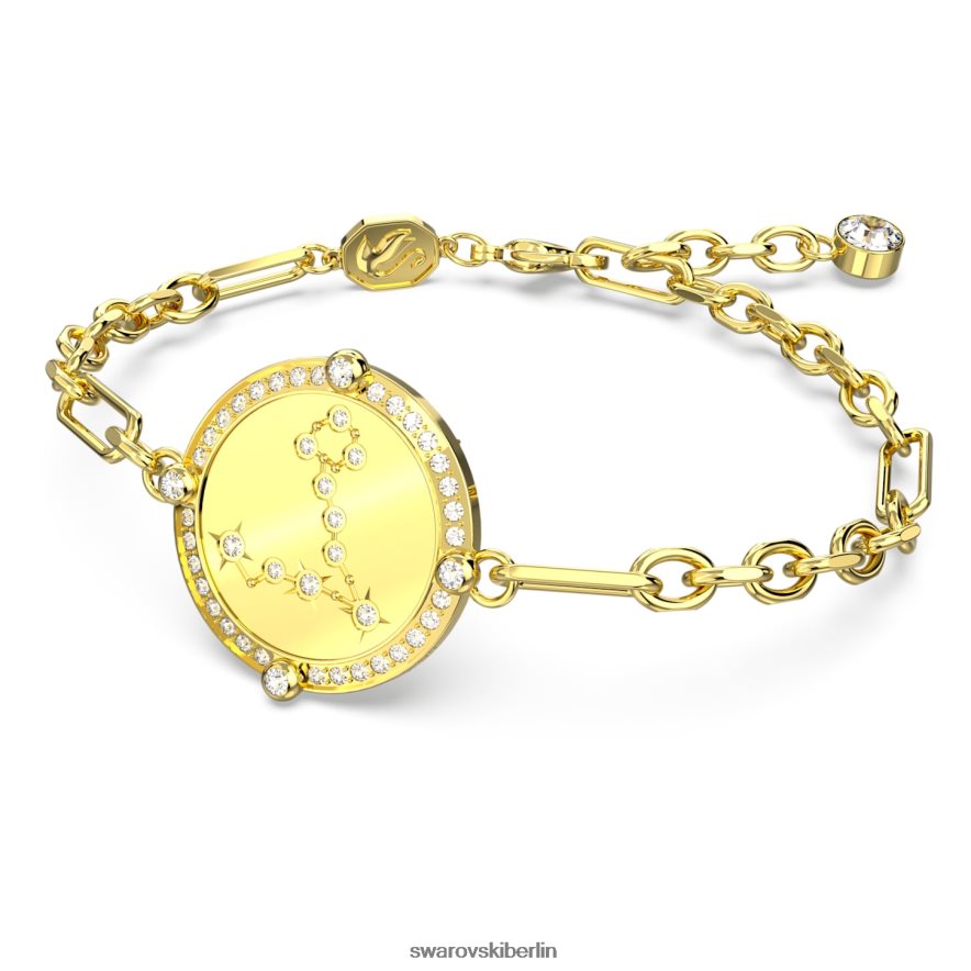 Swarovski Sternzeichen-Armband Fische, Goldton, vergoldet Schmuck HLT448467