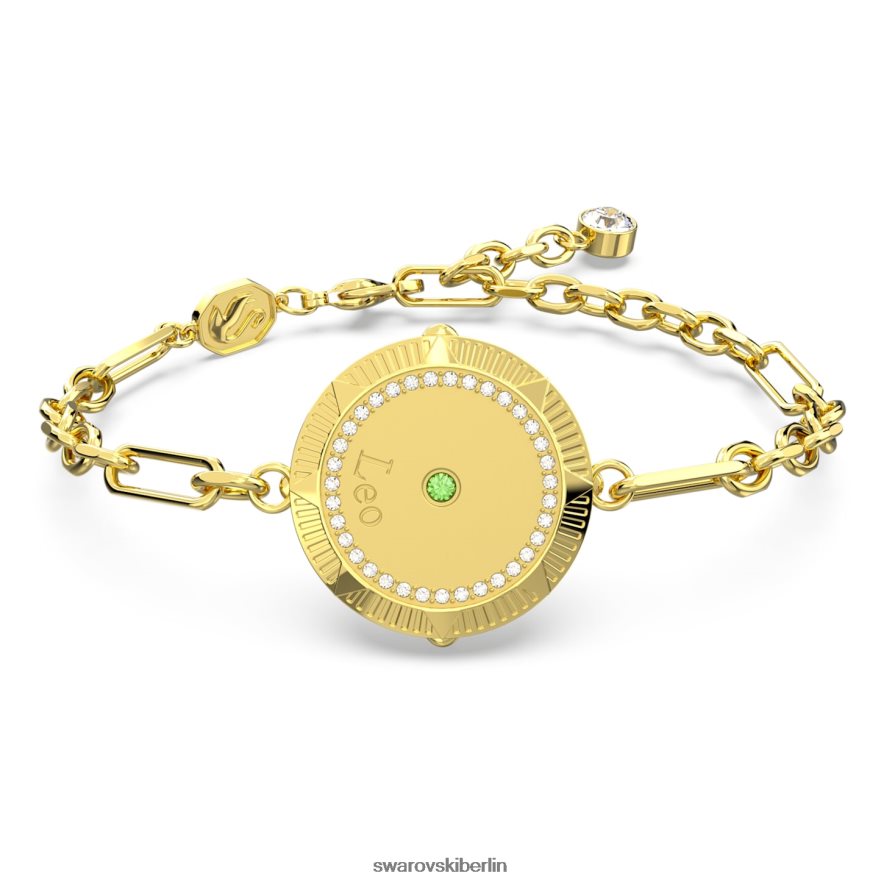 Swarovski Sternzeichen-Armband Löwe, Goldton, vergoldet Schmuck HLT448450