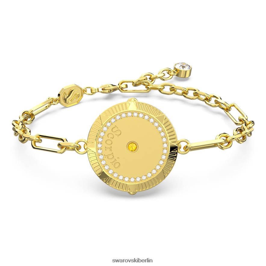 Swarovski Sternzeichen-Armband Skorpion, Goldton, vergoldet Schmuck HLT448436