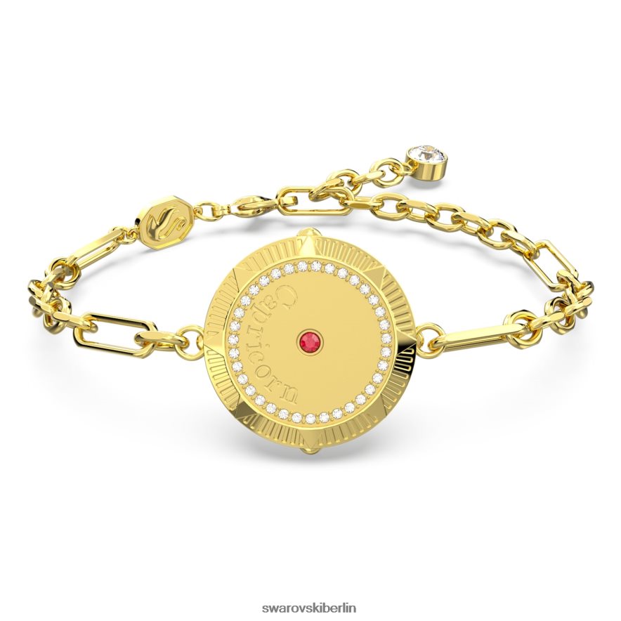 Swarovski Sternzeichen-Armband Steinbock, Goldton, vergoldet Schmuck HLT448466