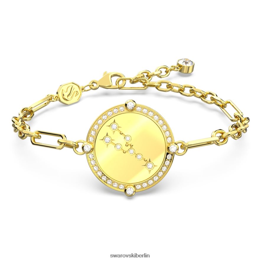 Swarovski Sternzeichen-Armband Stier, Goldton, vergoldet Schmuck HLT448444
