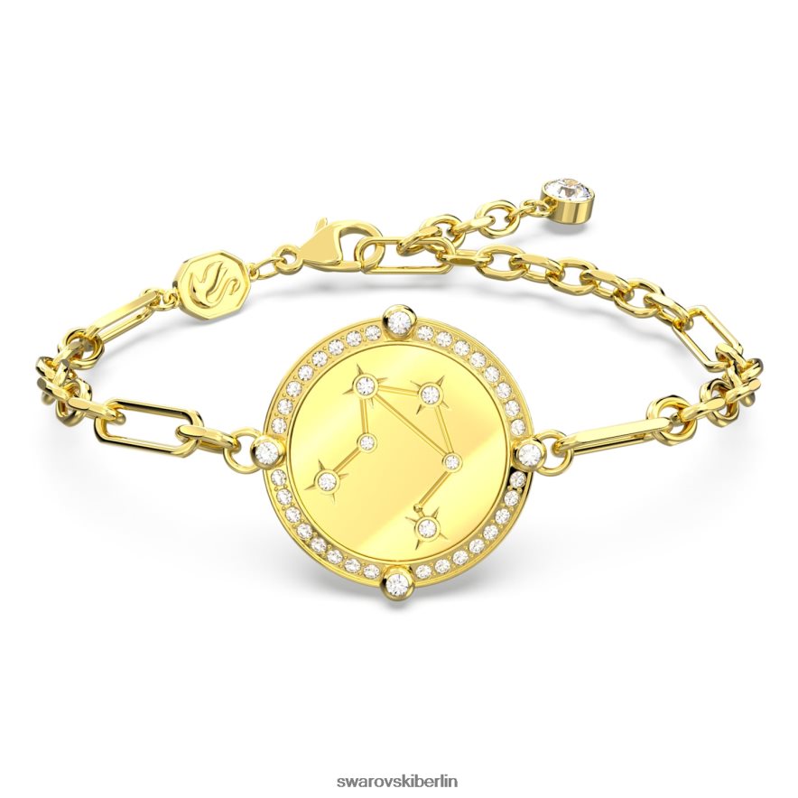 Swarovski Sternzeichen-Armband Waage, Goldton, vergoldet Schmuck HLT448468