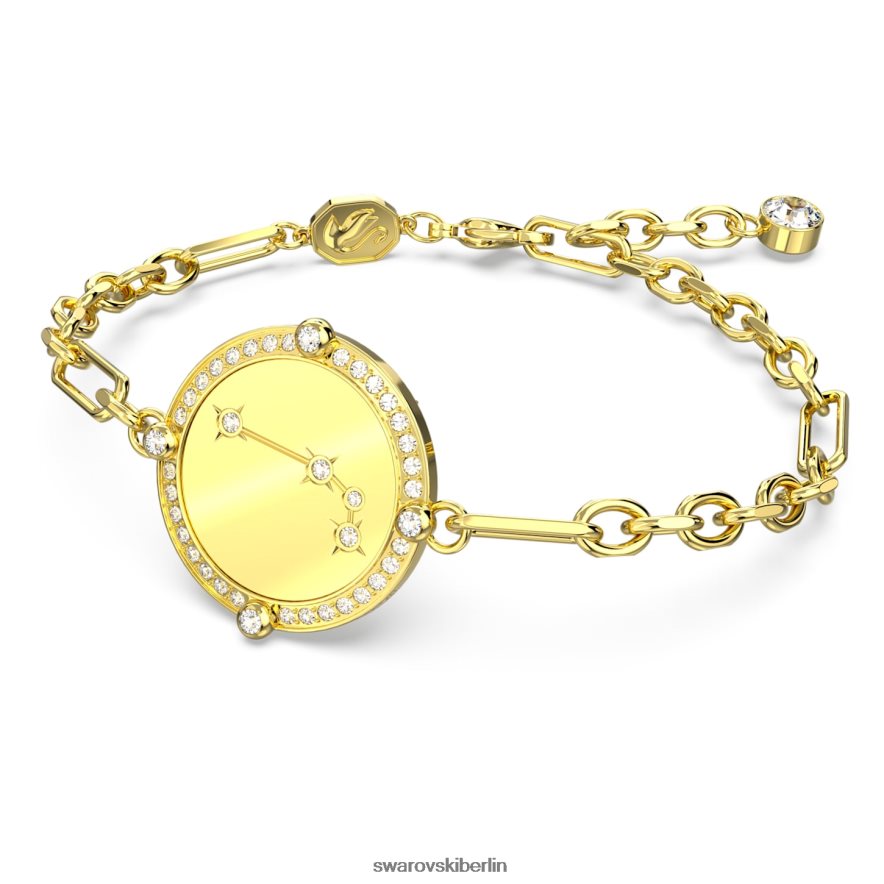 Swarovski Sternzeichen-Armband Widder, Goldton, vergoldet Schmuck HLT448448