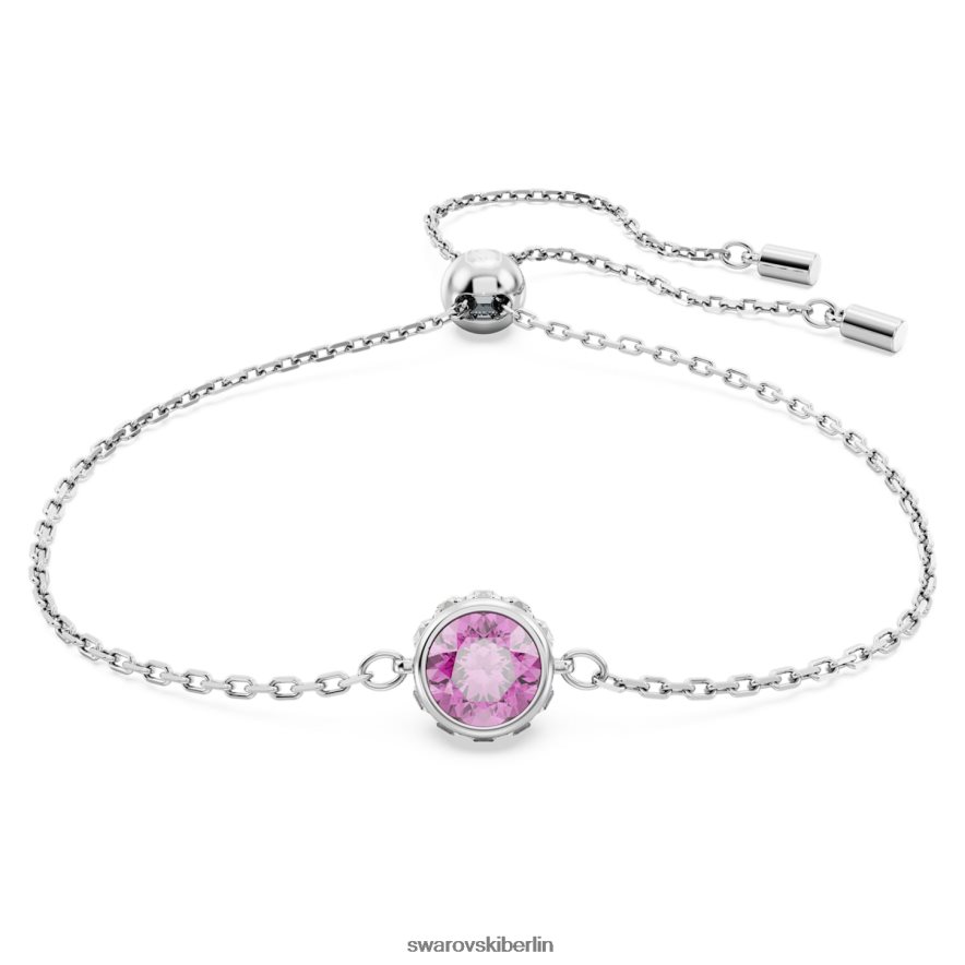 Swarovski Stilla-Armband Rundschliff, lila, rhodiniert Schmuck HLT448464
