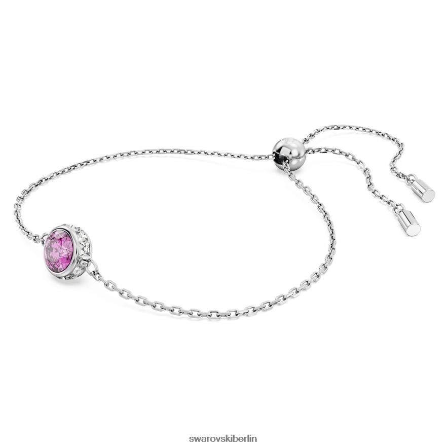 Swarovski Stilla-Armband Rundschliff, lila, rhodiniert Schmuck HLT448464