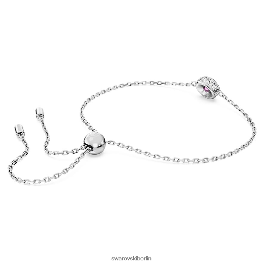 Swarovski Stilla-Armband Rundschliff, lila, rhodiniert Schmuck HLT448464