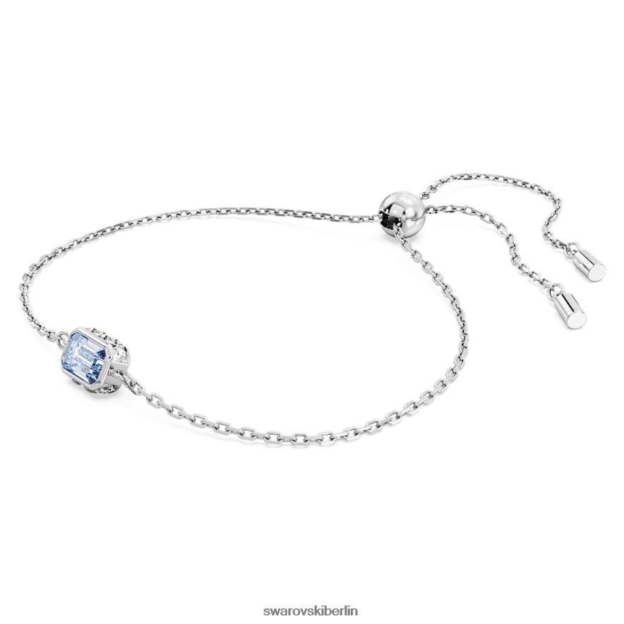 Swarovski Stilla-Armband rechteckiger Schliff, blau, rhodiniert Schmuck HLT448463