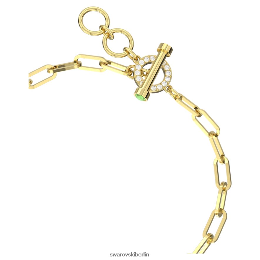 Swarovski Teddy-Armband Bär, grün, vergoldet Schmuck HLT448472