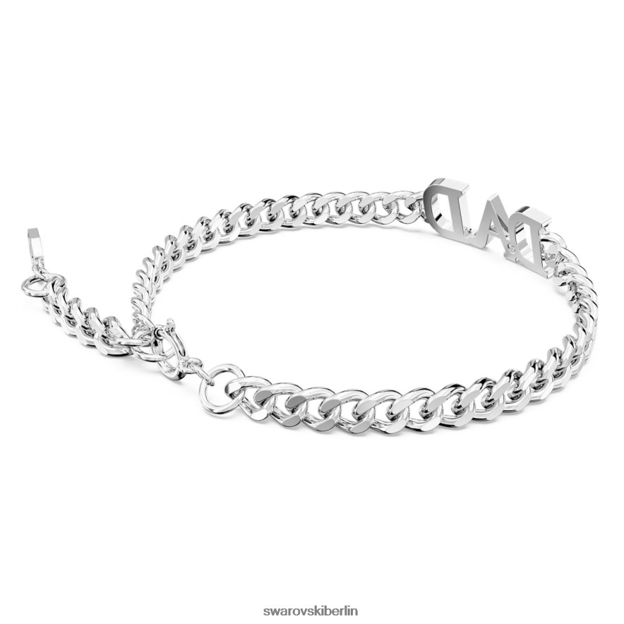 Swarovski Vatertag - Papa-Armband weiß, rhodiniert Schmuck HLT448470