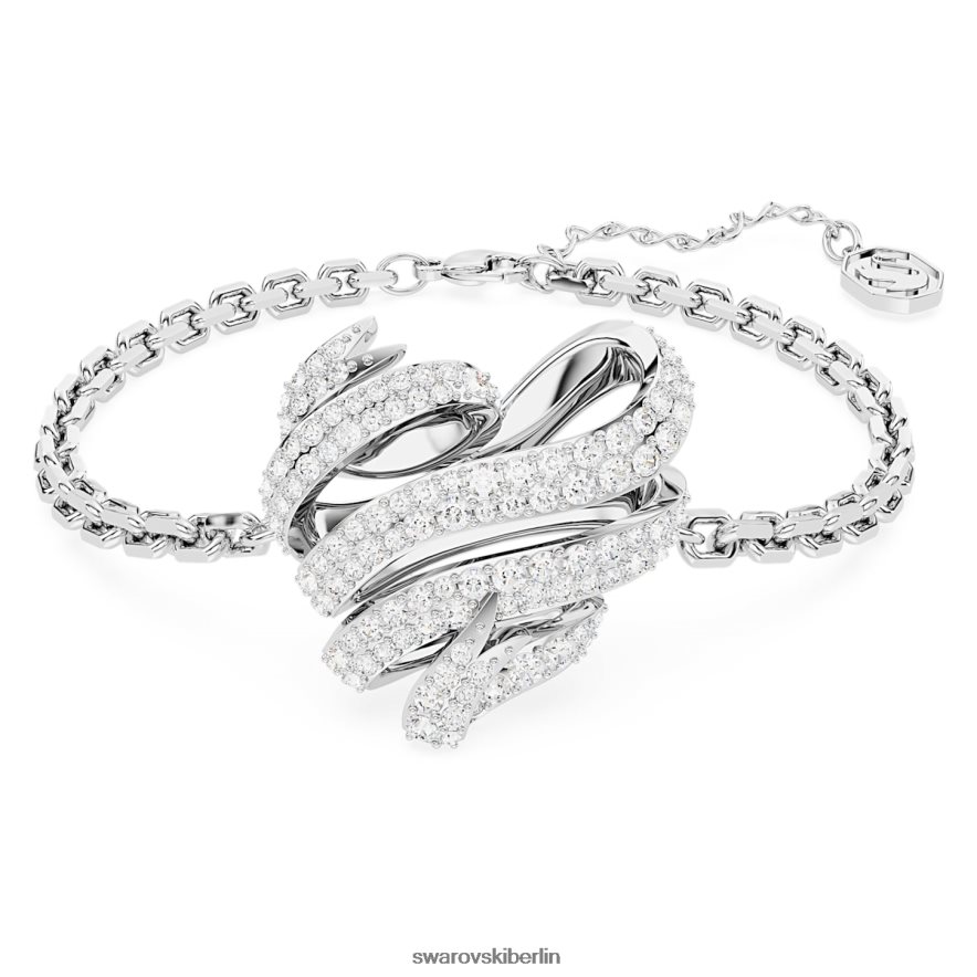 Swarovski Volta-Armband Herz, weiß, rhodiniert Schmuck HLT448433