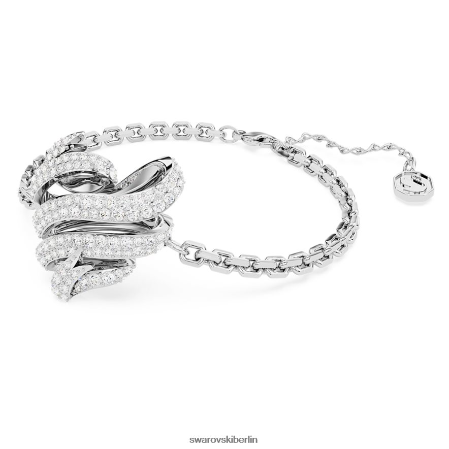 Swarovski Volta-Armband Herz, weiß, rhodiniert Schmuck HLT448433