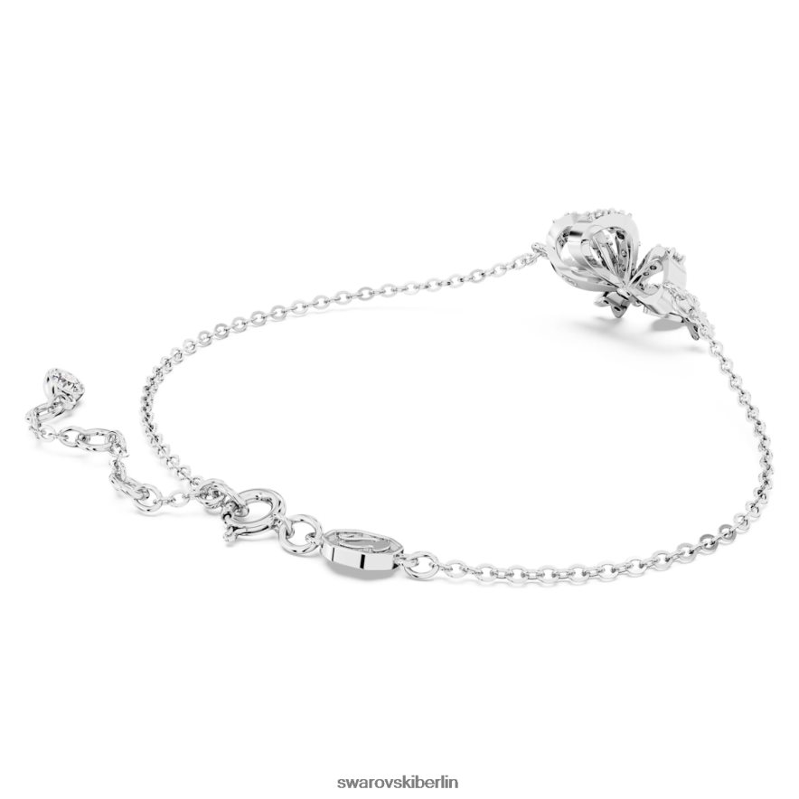 Swarovski Volta-Armband Schleife, weiß, rhodiniert Schmuck HLT448442