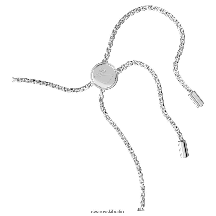 Swarovski dezentes Trilogie-Armband Rundschliff, weiß, rhodiniert Schmuck HLT448419