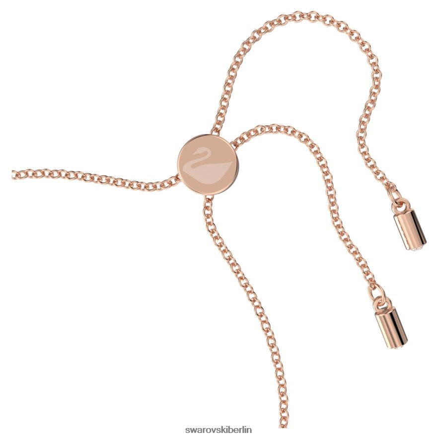 Swarovski symbolisches Armband Unendlichkeit, böser Blick und Hufeisen, blau, rosévergoldet Schmuck HLT448420