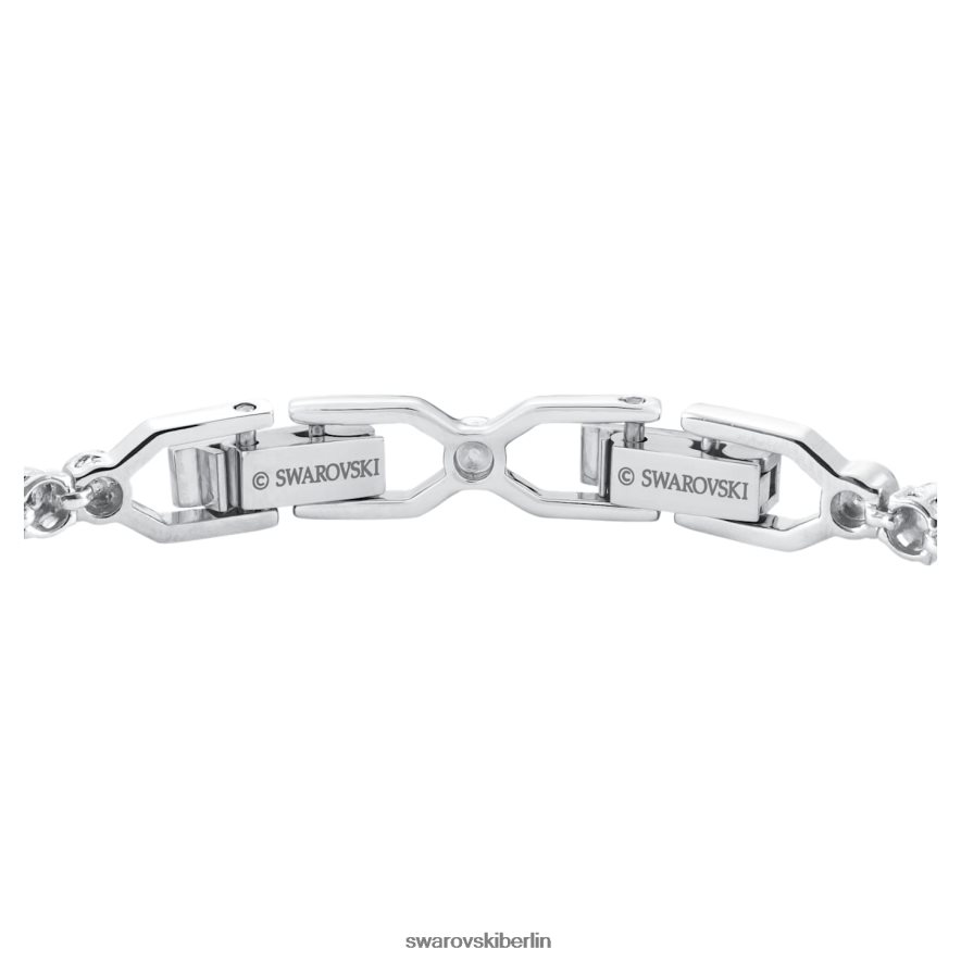 Swarovski Emily-Armband Rundschliff, weiß, rhodiniert Schmuck HLT448544