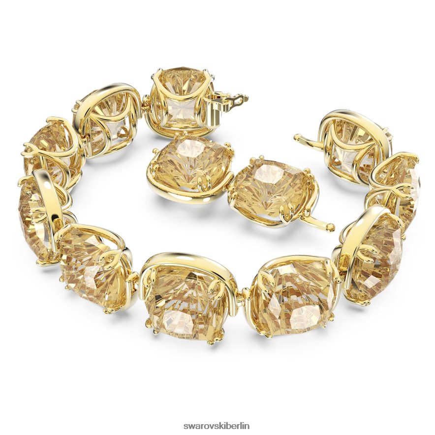 Swarovski Harmonia-Armband Kissenschliff, Goldton, vergoldet Schmuck HLT448560