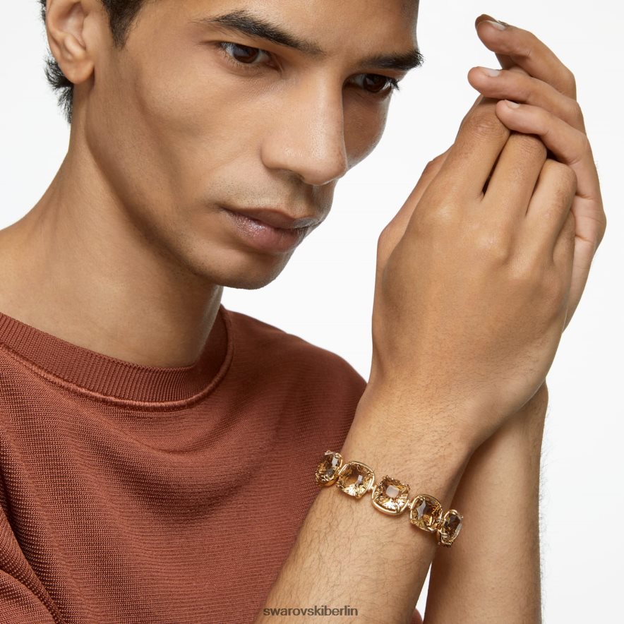 Swarovski Harmonia-Armband Kissenschliff, Goldton, vergoldet Schmuck HLT448560