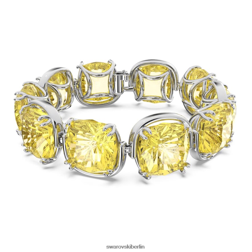 Swarovski Harmonia-Armband Kissenschliff, gelb, rhodiniert Schmuck HLT448584