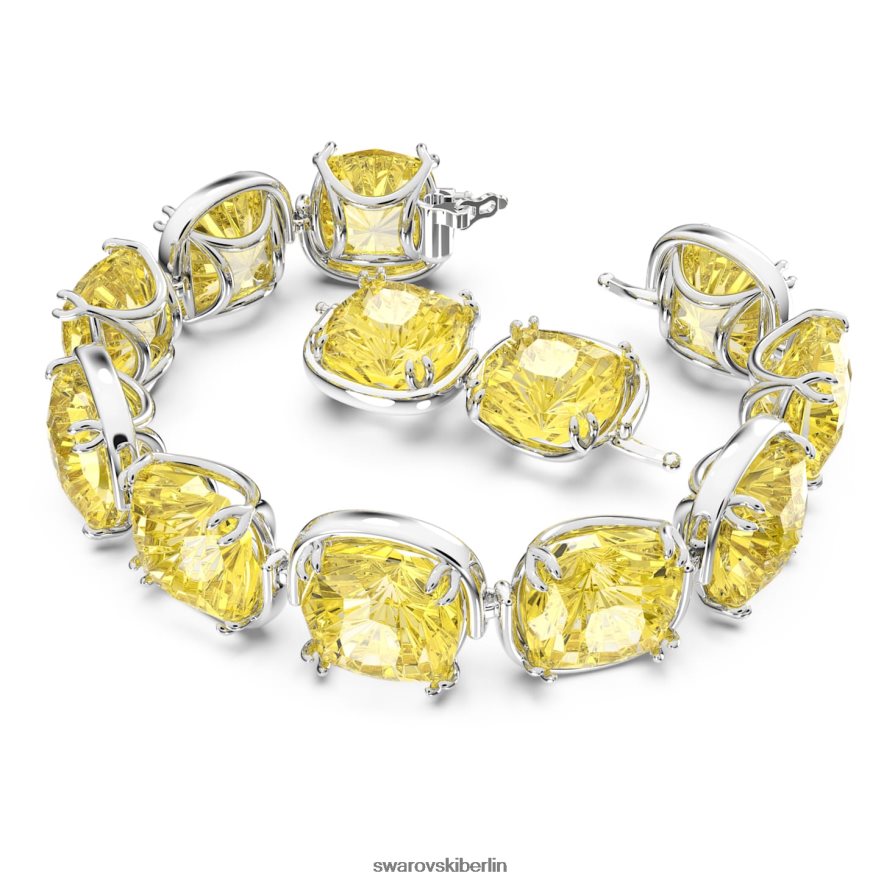 Swarovski Harmonia-Armband Kissenschliff, gelb, rhodiniert Schmuck HLT448584