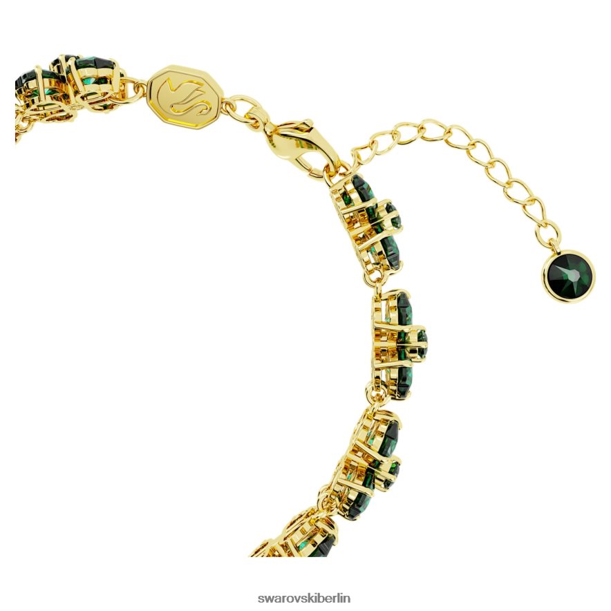 Swarovski Idylle-Armband Mischschliffe, Mehrfachklee, grün, vergoldet Schmuck HLT448579