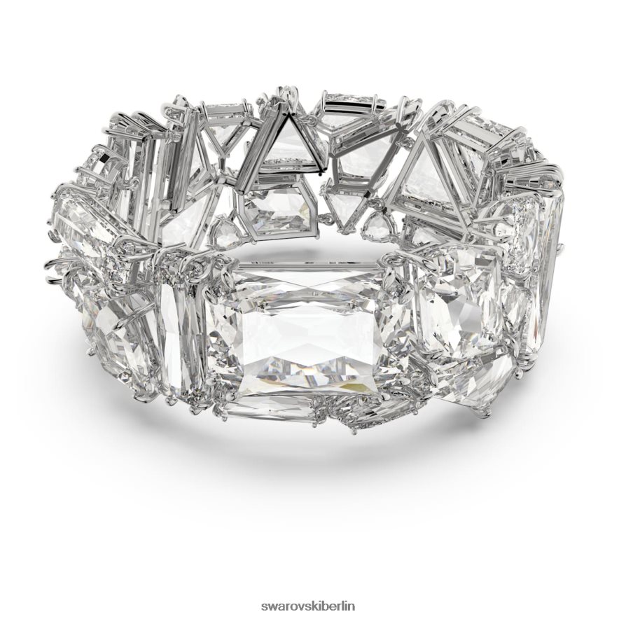 Swarovski Mesmera-Armband übergroße Kristalle, weiß, rhodiniert Schmuck HLT448588