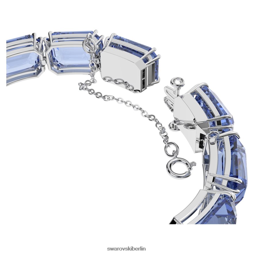 Swarovski Millenia-Armband Achteckschliff, blau, rhodiniert Schmuck HLT448568