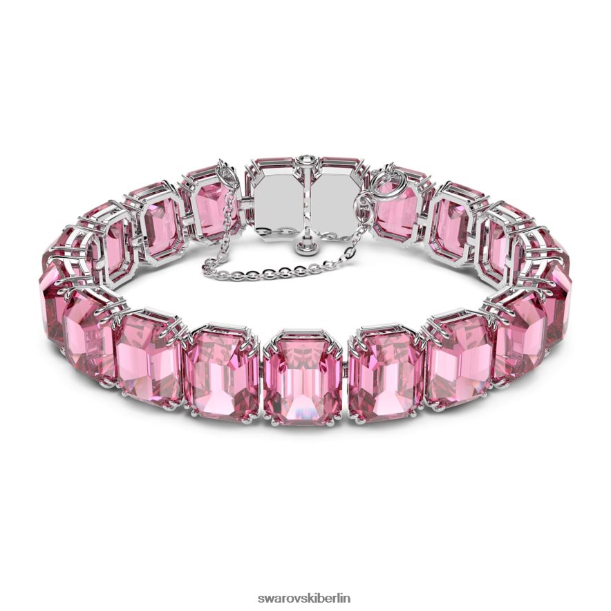 Swarovski Millenia-Armband Achteckschliff, rosa, rhodiniert Schmuck HLT448566