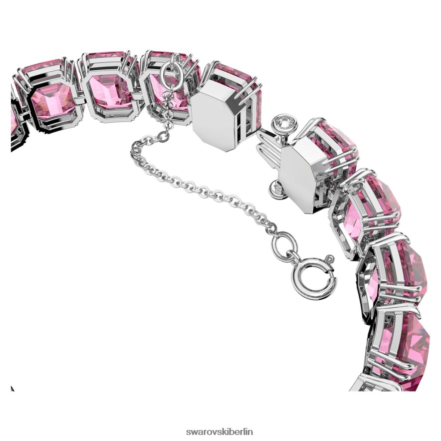 Swarovski Millenia-Armband Achteckschliff, rosa, rhodiniert Schmuck HLT448566