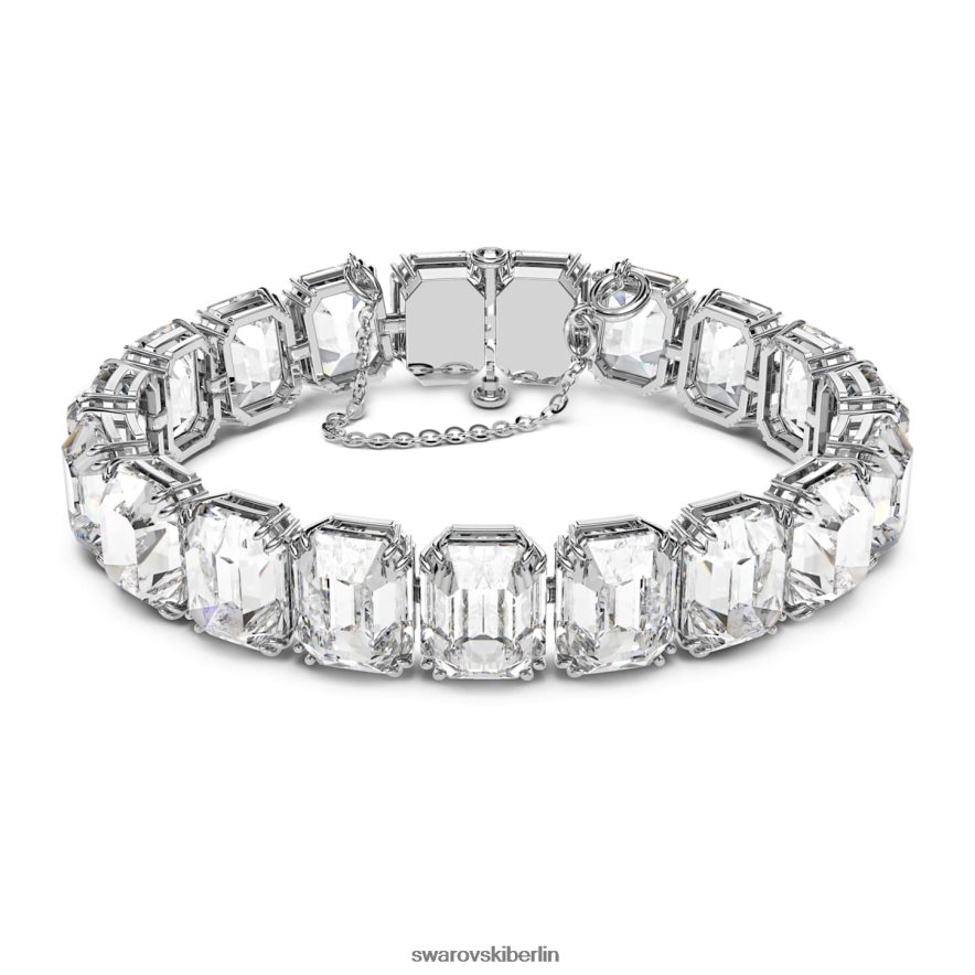 Swarovski Millenia-Armband Achteckschliff, weiß, rhodiniert Schmuck HLT448572