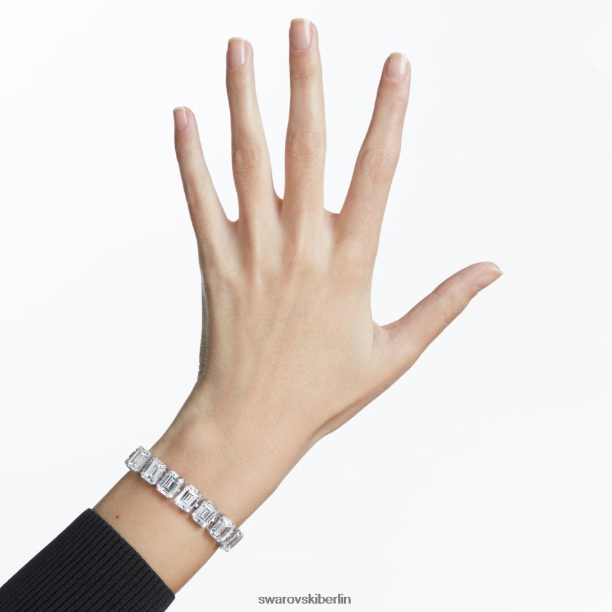 Swarovski Millenia-Armband Achteckschliff, weiß, rhodiniert Schmuck HLT448572