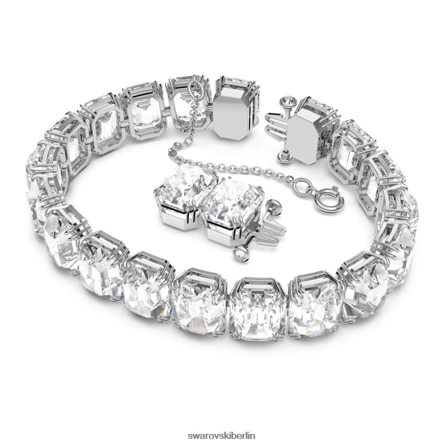 Swarovski Millenia-Armband Achteckschliff, weiß, rhodiniert Schmuck HLT448572