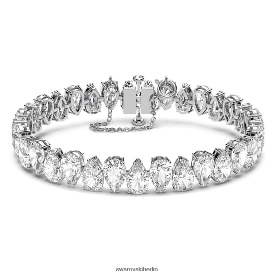 Swarovski Millenia-Armband Birnenschliff, weiß, rhodiniert Schmuck HLT448586