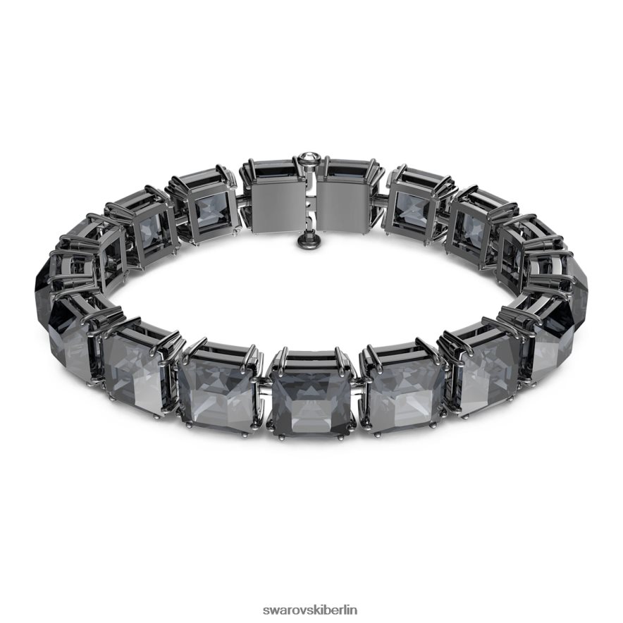 Swarovski Millenia-Armband quadratisch geschnitten, grau, rutheniumbeschichtet Schmuck HLT448567